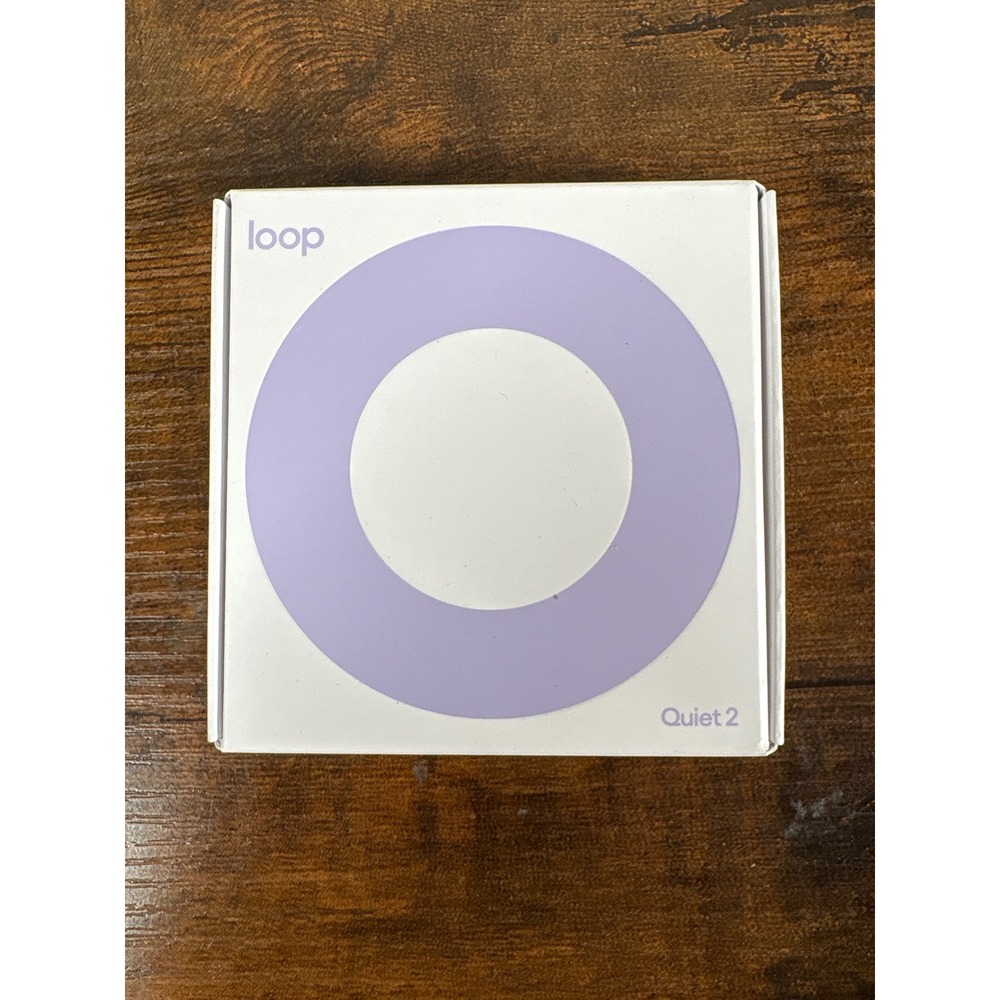 Loop‎ Quiet 2 Earplugs Violet Noise Reduction for Sleep Focus and Travel NEW